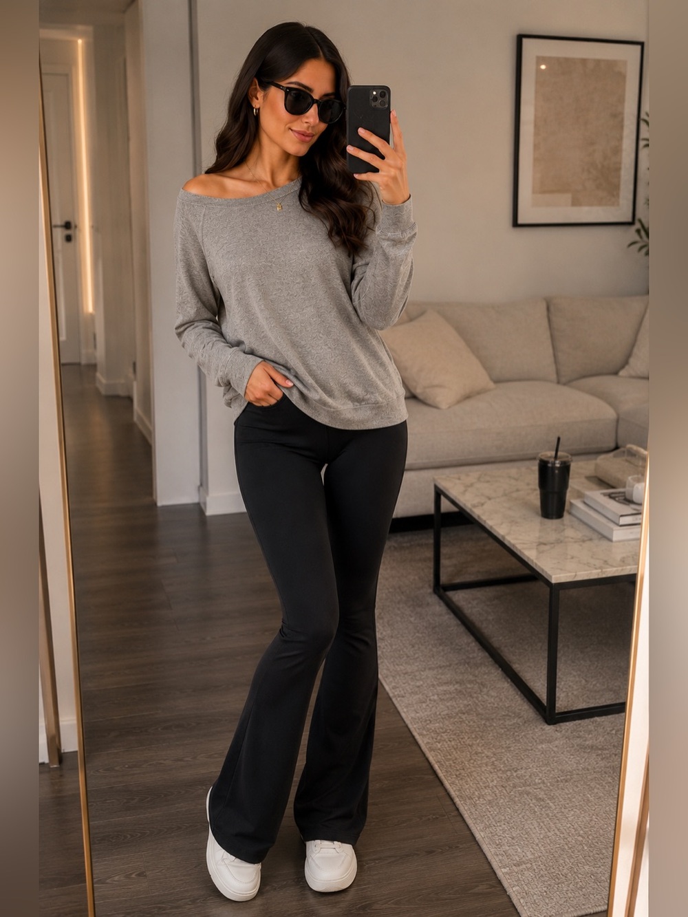 Velvet by Graham & Spencer Gray Lightweight Raw Hem Pullover Top Size S